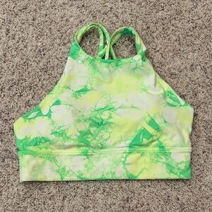 lululemon athletica Green and Yellow Tank Top